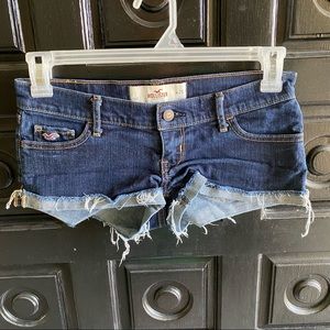 Hollister Dark Denim Shorts
